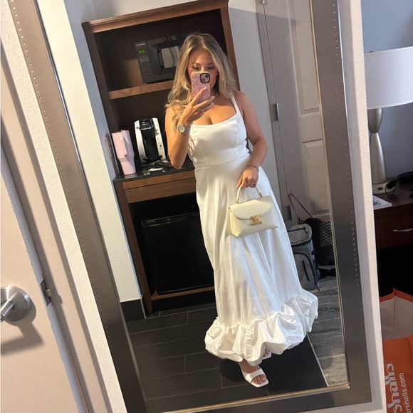 Show Me Your MuMu Rebecca White Midi Dress - Picture 8 of 9